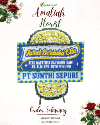 Papan Bunga Duka di Tangkerang Tengah
