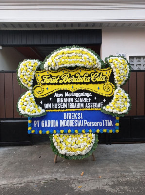 Papan Bunga Duka di Tangkerang Tengah