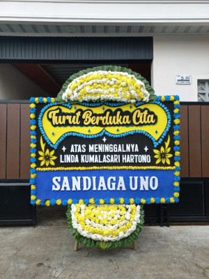 Papan Bunga Duka di Tangkerang Tengah